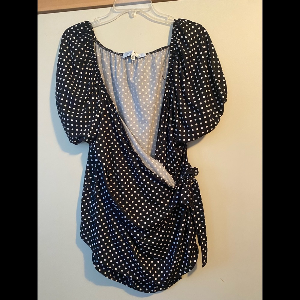 Socialite Curve wrap blouse 4x